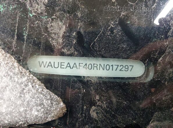 WAUEAAF40RN017297 2024 AUDI OTHER Черный Вид подкапотного пространства