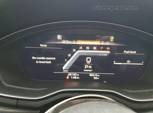 WAUEAAF46NN007108 2022 AUDI OTHER White Instrument cluster view