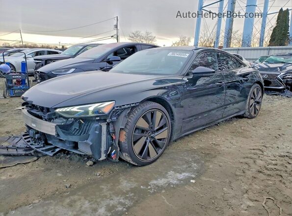 WAUEJBFW2P7007038 2023 AUDI E-TRON Black Передня ліва чверть