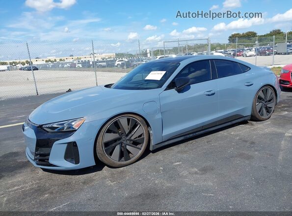 WAUEJBFW3R7001803 2024 AUDI E-TRON Синий Передняя левая четверть