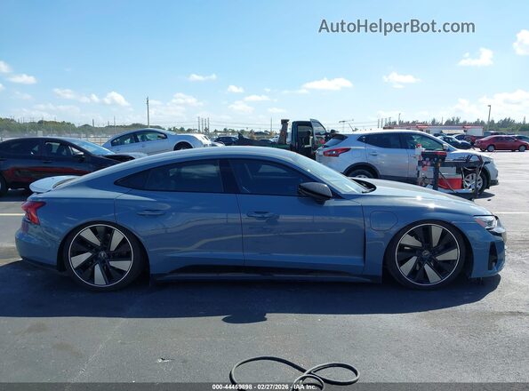 WAUEJBFW3R7001803 2024 AUDI E-TRON Синий Вид задней части салона