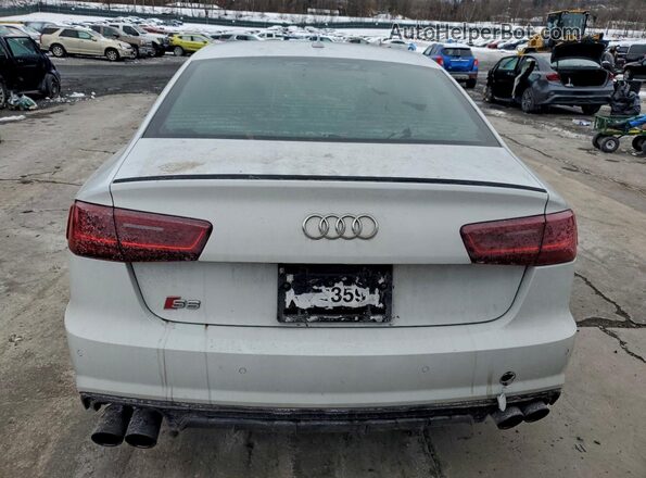WAUFFAFC4HN074338 2017 AUDI S6 Серебряный Вид сзади