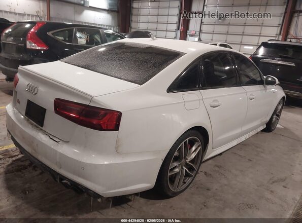 WAUFFAFC4HN123148 2017 AUDI S6 Белый Задняя правая четверть