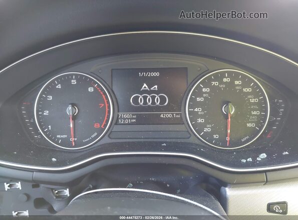 WAUGNAF43HN008458 2017 AUDI OTHER Gray Widok tylnych siedzeń