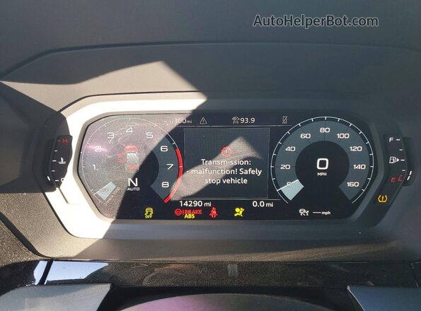WAUGUDGY7SA047087 2025 AUDI OTHER Белый Вид щитка приборов