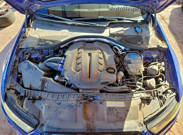 WAUH2AFC3GN016529 2016 AUDI S6 Синий Вид задней части салона