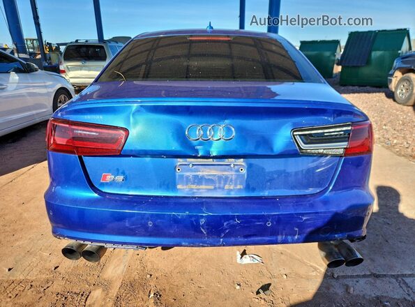 WAUH2AFC3GN016529 2016 AUDI S6 Синий Вид сзади