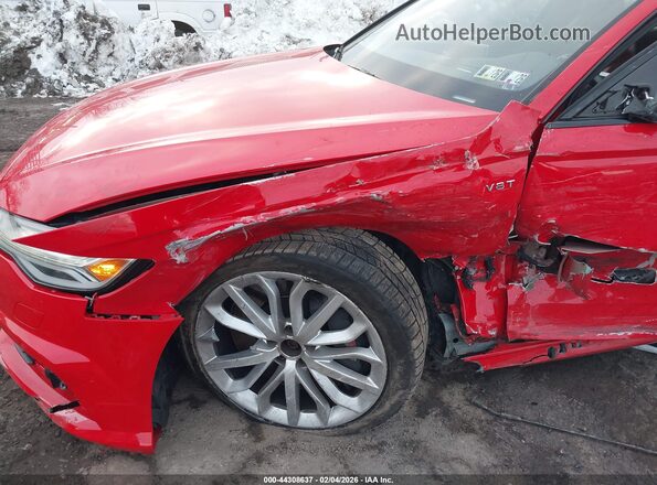 WAUHFAFC6HN022332 2017 AUDI S6 Красный Вид спереди