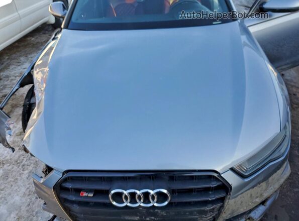 WAUHFAFCXHN117914 2017 AUDI S6 Серебряный Вид задней части салона