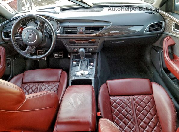 WAUHFAFCXHN117914 2017 AUDI S6 Серебряный Вид панели приборов