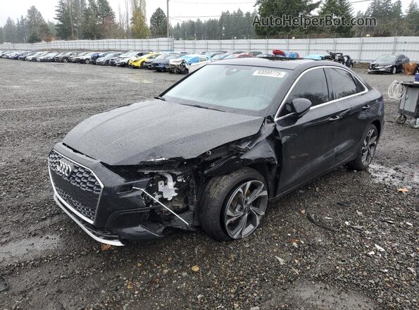 WAUHUDGY3NA056491 2022 AUDI OTHER Черный Передняя левая четверть