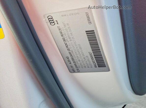 WAUL2AF21KN060927 2019 AUDI OTHER Белый Вид подкапотного пространства