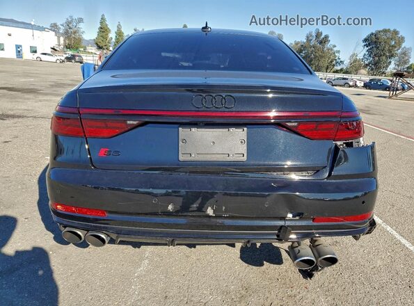 WAULSAF86RN005209 2024 AUDI S8 Black უკანა ხედი