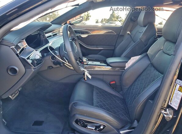 WAULSAF86RN005209 2024 AUDI S8 Black წინა სალონის ხედი