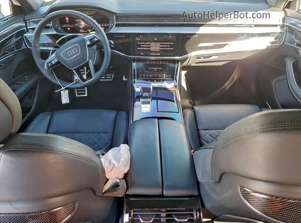 WAULSAF86RN005209 2024 AUDI S8 Black წინა პანელის ხედი