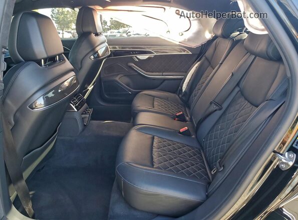 WAULSAF86RN005209 2024 AUDI S8 Black უკანა სავარძლების ხედი