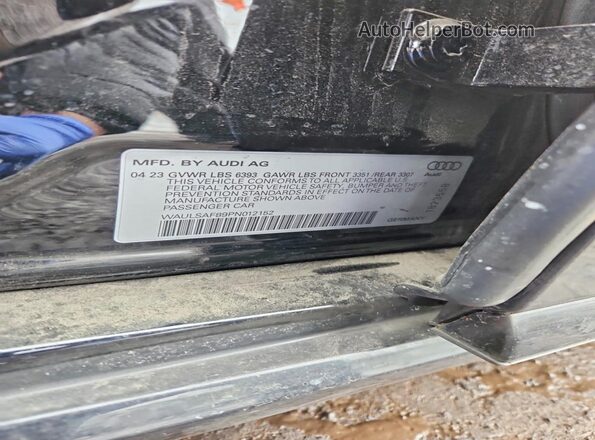 WAULSAF89PN012152 2023 AUDI S8 Черный Вид подкапотного пространства