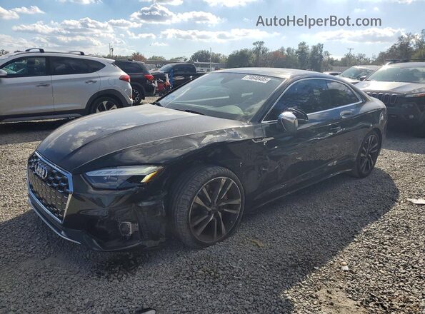 WAUP4AF50PA069686 2023 AUDI S5 Черный Передняя левая четверть