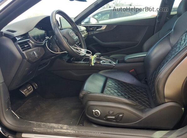 WAUP4AF50PA069686 2023 AUDI S5 Черный Вид салона спереди