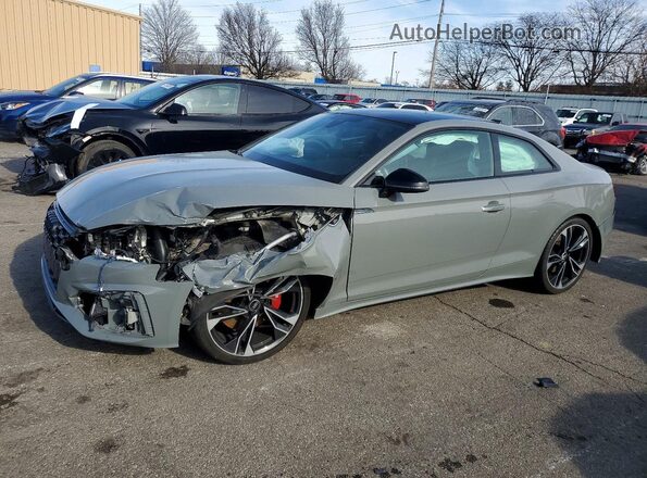 WAUP4AF51MA034781 2021 AUDI S5 Серый Передняя левая четверть