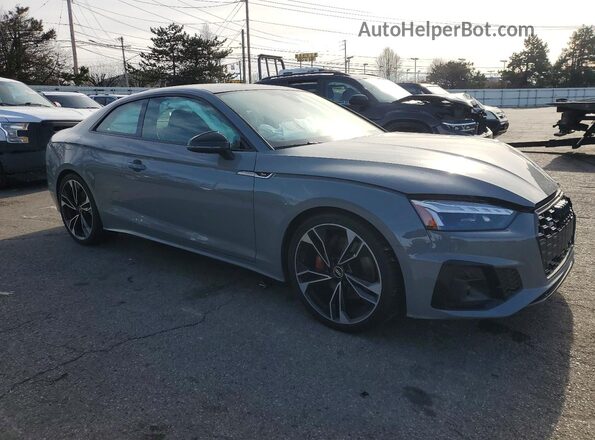 WAUP4AF51MA034781 2021 AUDI S5 Серый Передняя правая четверть