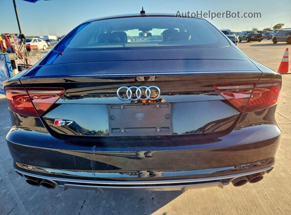 WAUW2AFC2GN064515 2016 AUDI S7 Black Вид ззаду