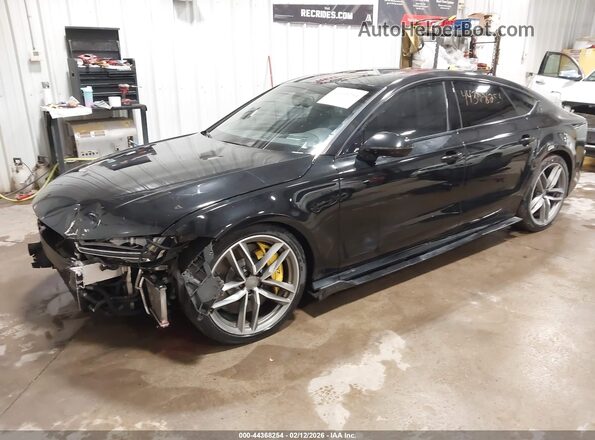 WAUW2AFC8GN150198 2016 AUDI S7 Black Передня ліва чверть