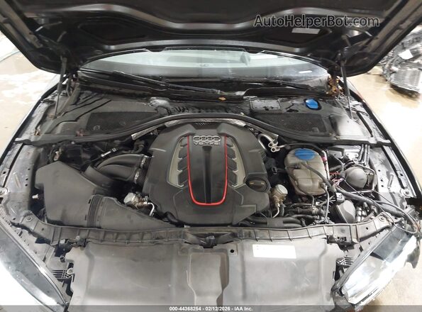 WAUW2AFC8GN150198 2016 AUDI S7 Black Вид ззаду