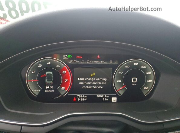 WAUW4GF54RN005063 2024 AUDI S5 Серый Вид щитка приборов