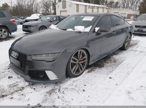WAUWFAFC1HN059571 2017 AUDI S7 Серый Передняя левая четверть