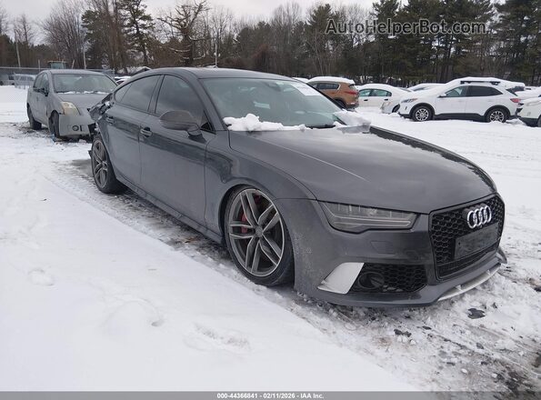 WAUWFAFC1HN059571 2017 AUDI S7 Серый Передняя правая четверть