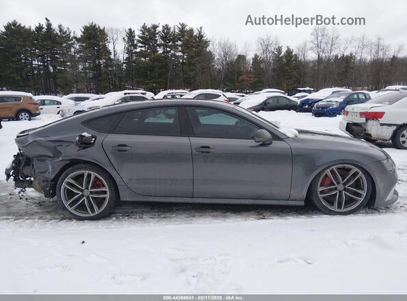 WAUWFAFC1HN059571 2017 AUDI S7 Серый Вид задней части салона