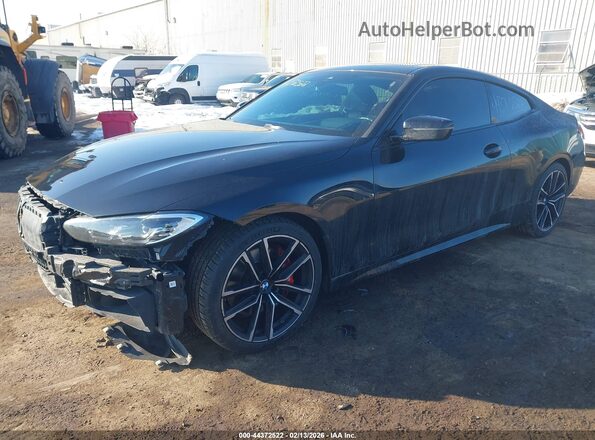 WBA13AR03MCF39138 2021 BMW M4 Черный Передняя левая четверть