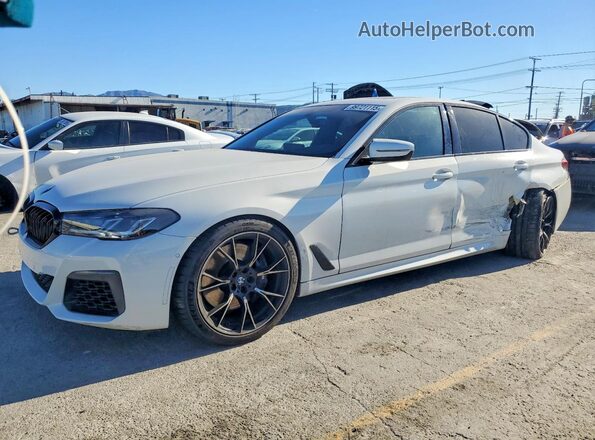 WBA13BK03MCF77744 2021 BMW M5 Белый Передняя левая четверть