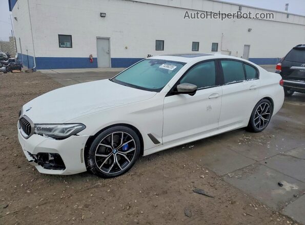 WBA13BK07PCL87348 2023 BMW M5 White Передня ліва чверть