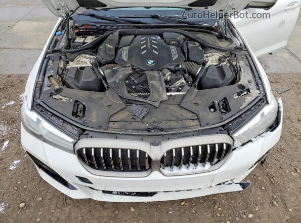 WBA13BK07PCL87348 2023 BMW M5 White Вид задньої частини салону