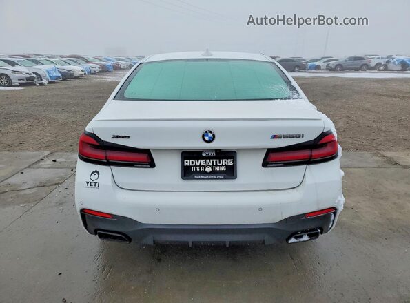 WBA13BK07PCL87348 2023 BMW M5 White Вид ззаду