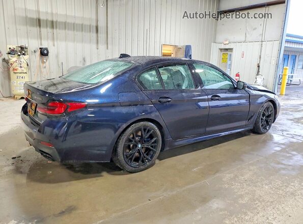 WBA13BK08MCF58137 2021 BMW M5 Синий Задняя правая четверть