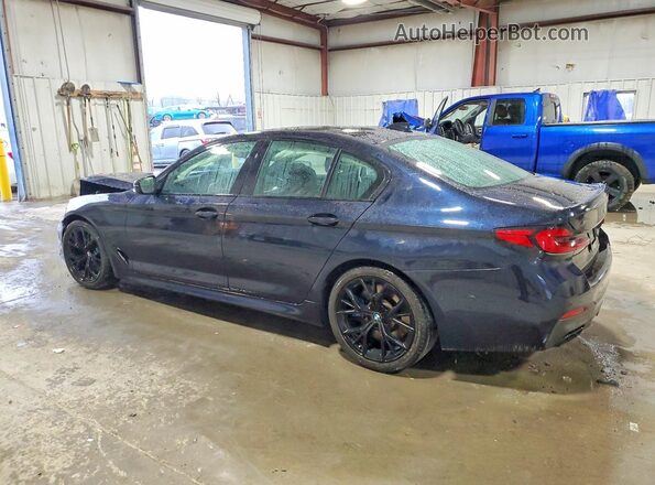 WBA13BK08MCF58137 2021 BMW M5 Синий Задняя левая четверть
