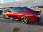 2021 Bmw M550xi Maroon vin: WBA13BK0XMCH20091