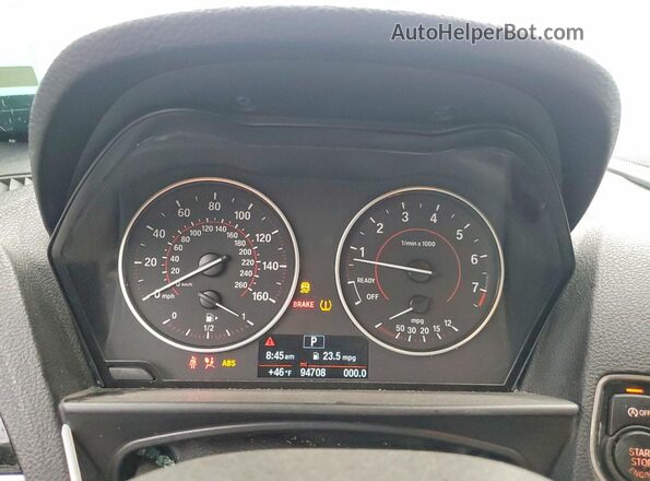 WBA1F9C50GV545981 2016 BMW OTHER Белый Вид щитка приборов