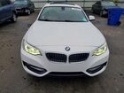 2016 Bmw 228 I Sulev Белый vin: WBA1F9C50GV545981