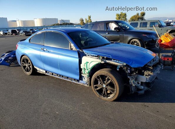 WBA1J7C55GV359565 2016 BMW M2 Синий Передняя правая четверть