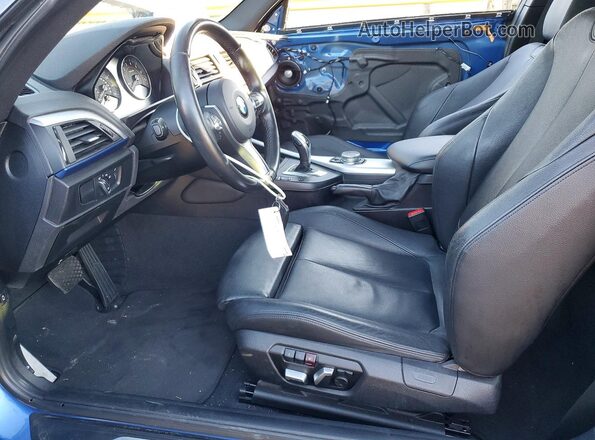 WBA1J7C55GV359565 2016 BMW M2 Синий Вид салона спереди