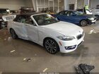 2016 Bmw 228i Xdrive White vin: WBA1L9C56GV325348