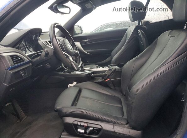 WBA1M1C53GV394559 2016 BMW M2 Синий Вид салона спереди