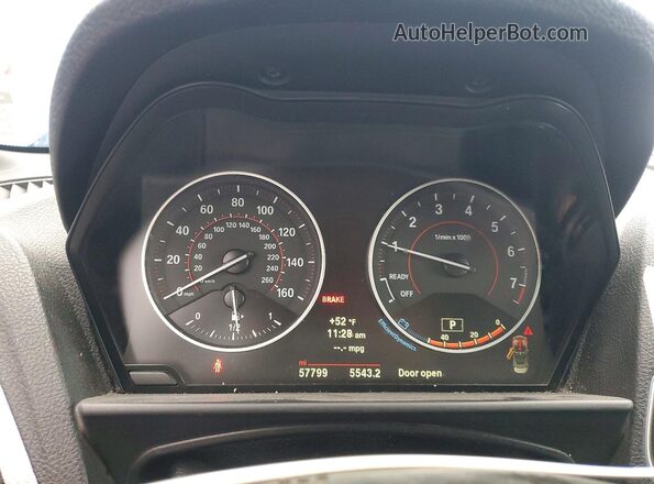 WBA1M1C53GV394559 2016 BMW M2 Синий Вид щитка приборов