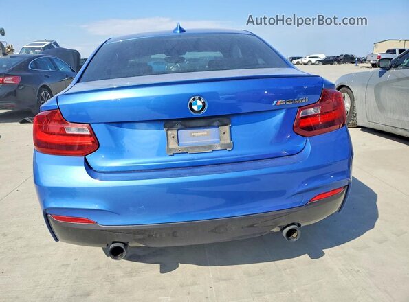 WBA2G1C32HV665476 2017 BMW M2 Синий Вид сзади