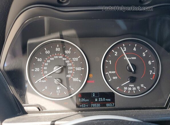WBA2G1C32HV665476 2017 BMW M2 Синий Вид щитка приборов