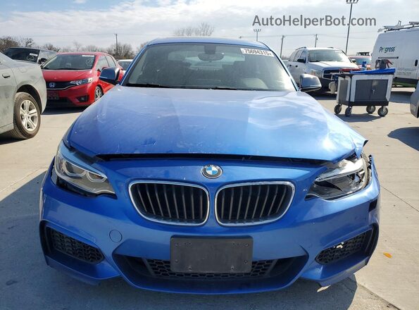 WBA2G1C32HV665476 2017 BMW M2 Синий Вид спереди